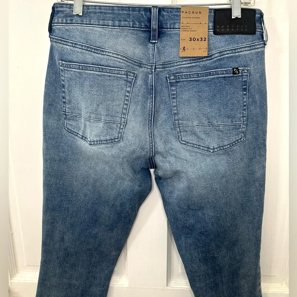 PacSun NWT Men’s Stacked Skinny Jeans - Picture 8 of 9